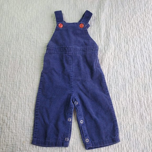Vintage 70s 80s Baby Boy Lot Set of 5 TShirt Overalls Jumpsuit Blue 6/9 Months - Picture 3 of 16